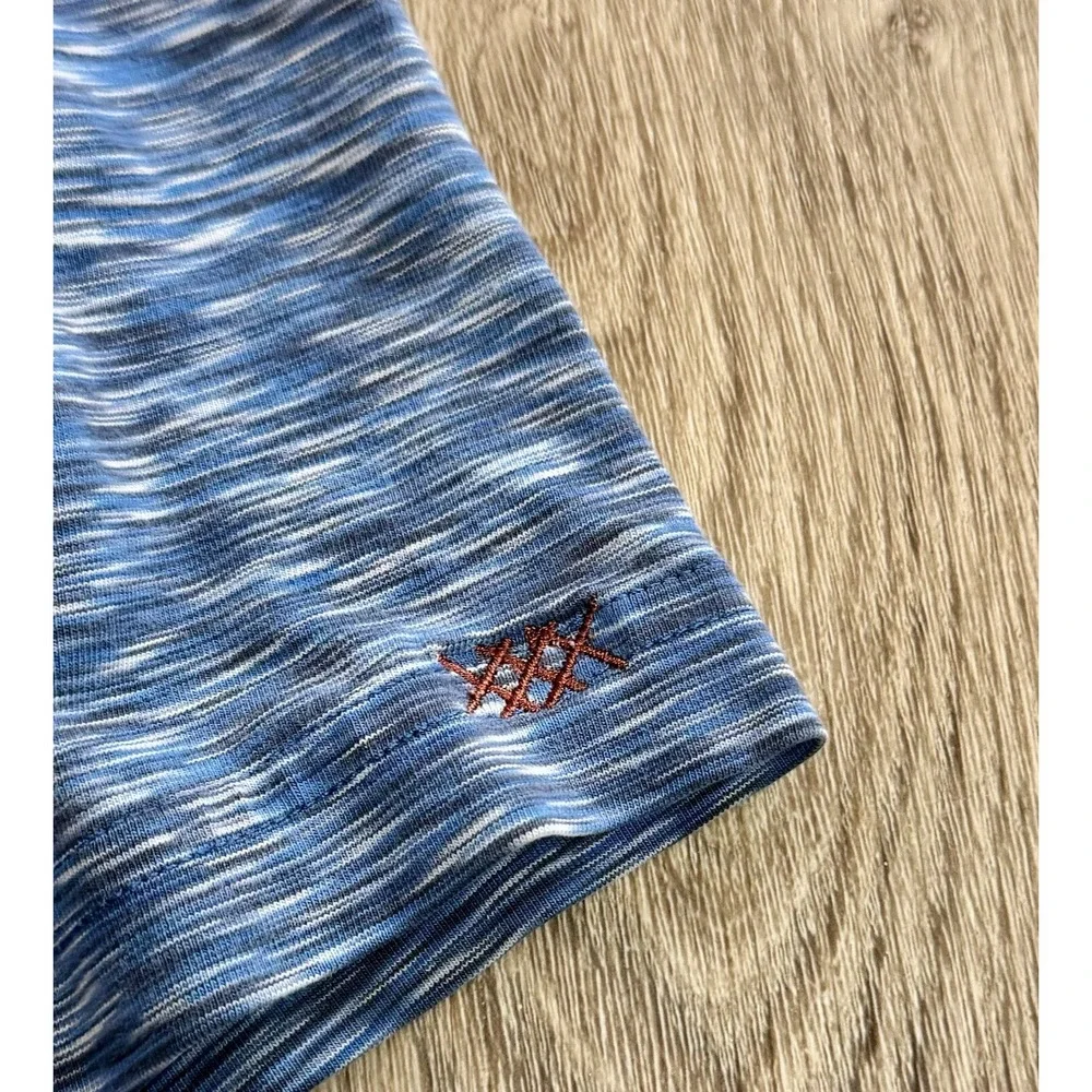 Rhone Essentials Heather‎ Blue T-Shirt Mens Large Athleisure Workout Gym